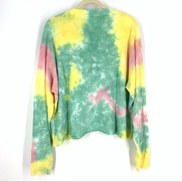 Daydreamer Tie Dye Long Sleeve Top Large - Picture 2 of 5